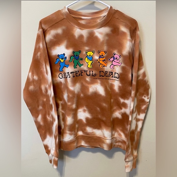 EARTHBOUND Sweaters - Grateful Dead Dancing Bears Crewneck Sweatshirt